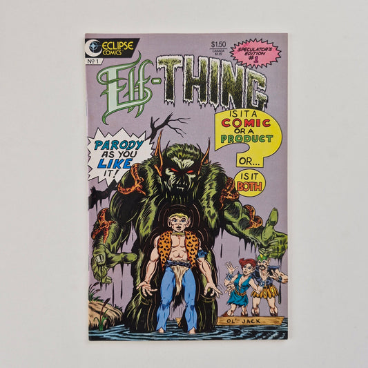 Elf-Thing #1 1987 FN/VF Elf Quest And Man-Thing Parody