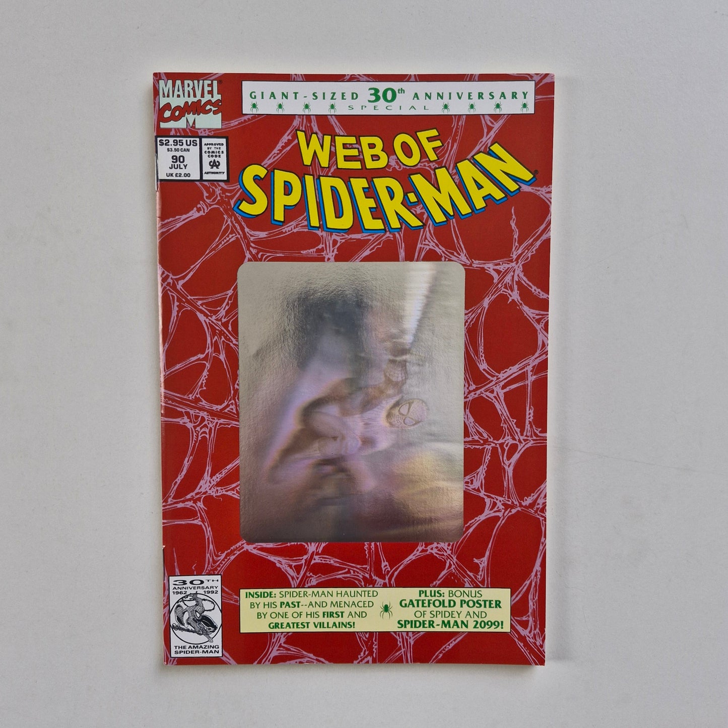 Web of Spider-Man #90 1992 VF Anniversary Issue