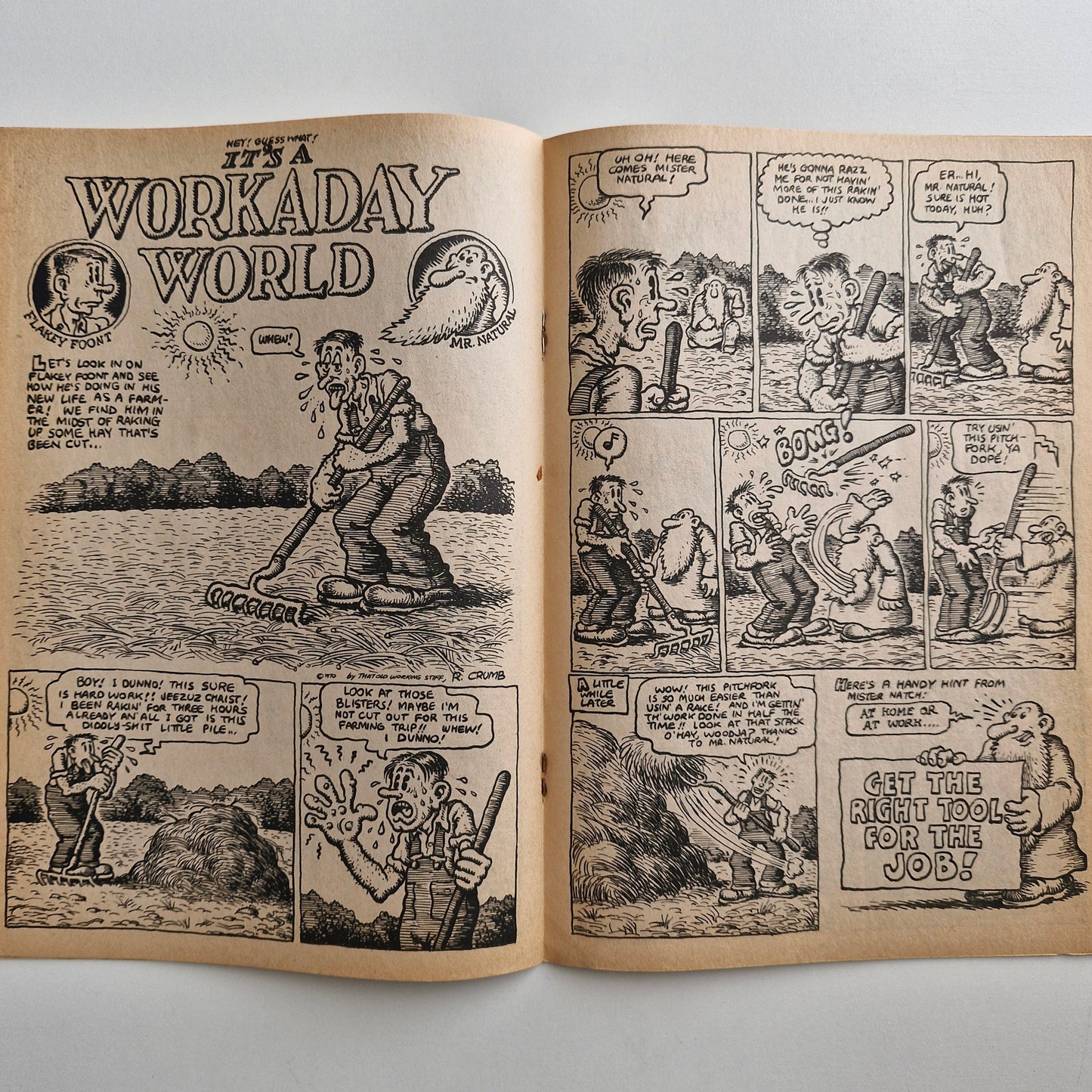 Uneeda Comix #1 1970 VG 1st Printing Robert Crumb