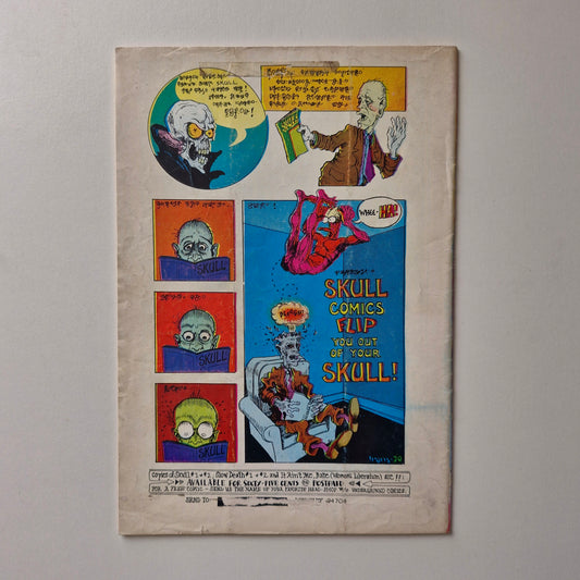 Skull Comics #2 1971 VG 2nd Printing
