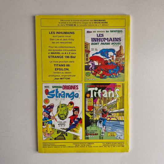 Strange #196 1986 FN French Edition