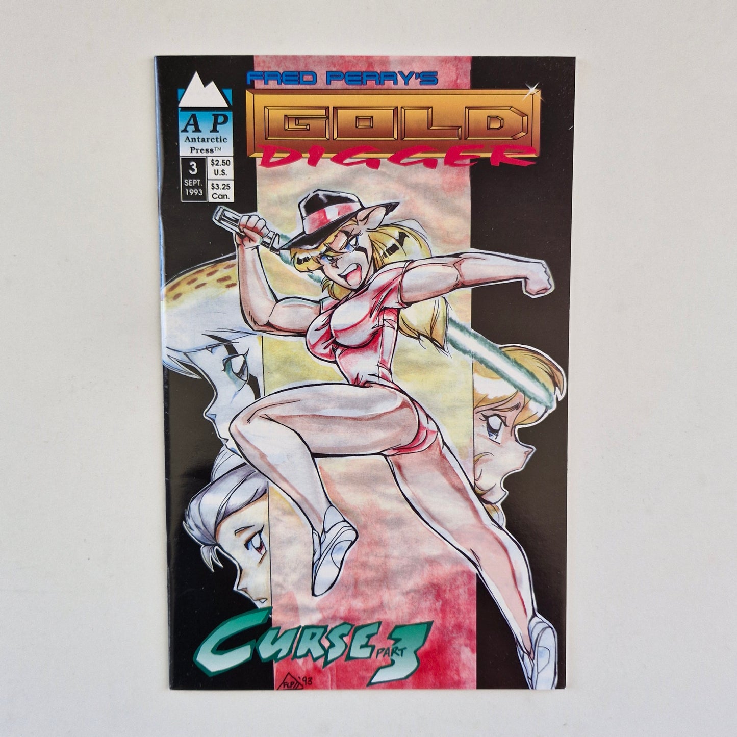 Gold Digger #3 1993 FN 2nd Series Fred Perry Story & Art