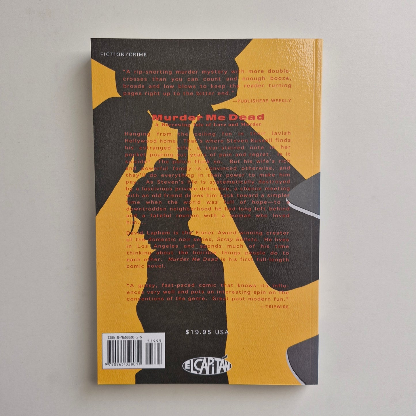 Murder Me Dead 2002 TPB David Lapham