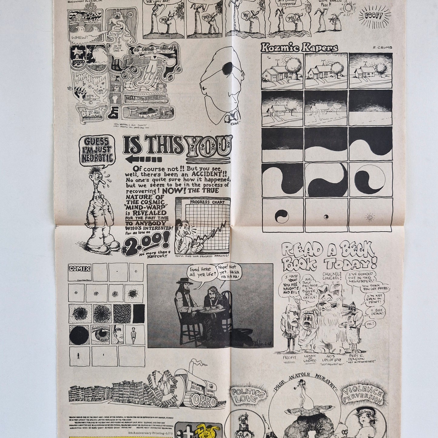 Yellow Dog #6 1973 5th Anniversary Edition