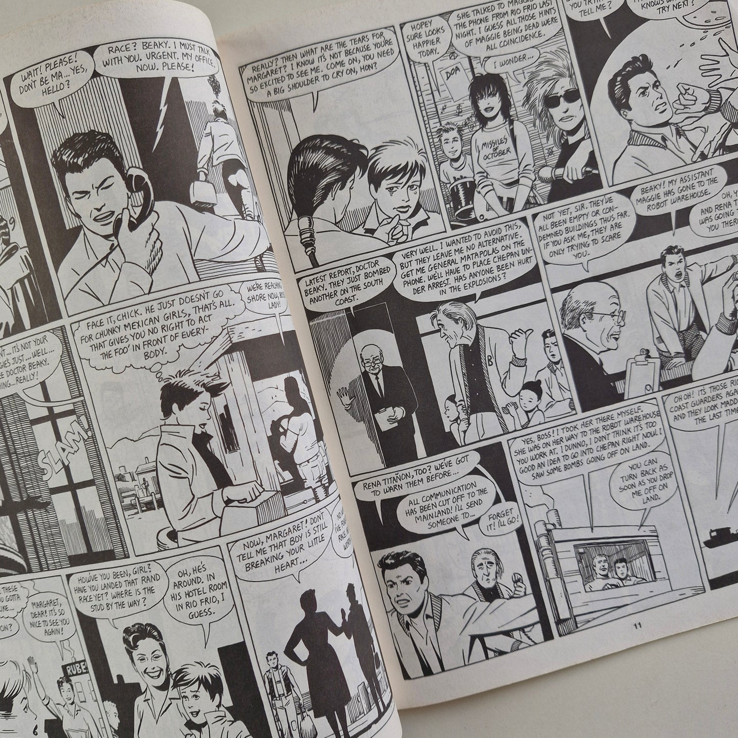 Love and Rockets #8 1991 VG+ 2nd Printing