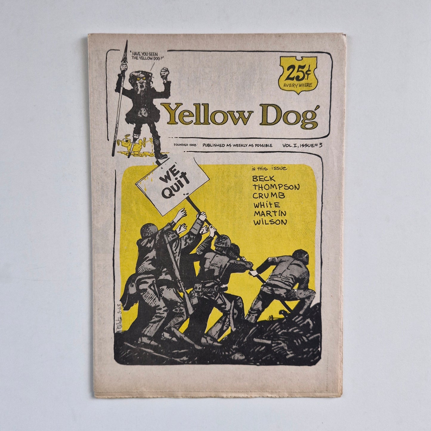 Yellow Dog #3 1973 5th Anniversary Edition