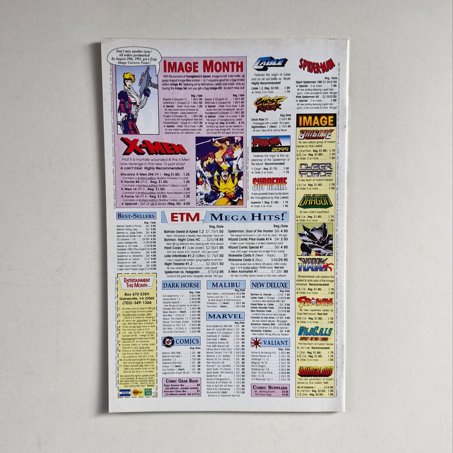 Spawn #3 1992 VF 1st appearance of Cyan Fitzgerald