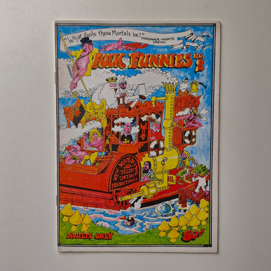 Folk Funnies #2 1973 FN+ 1st Printing