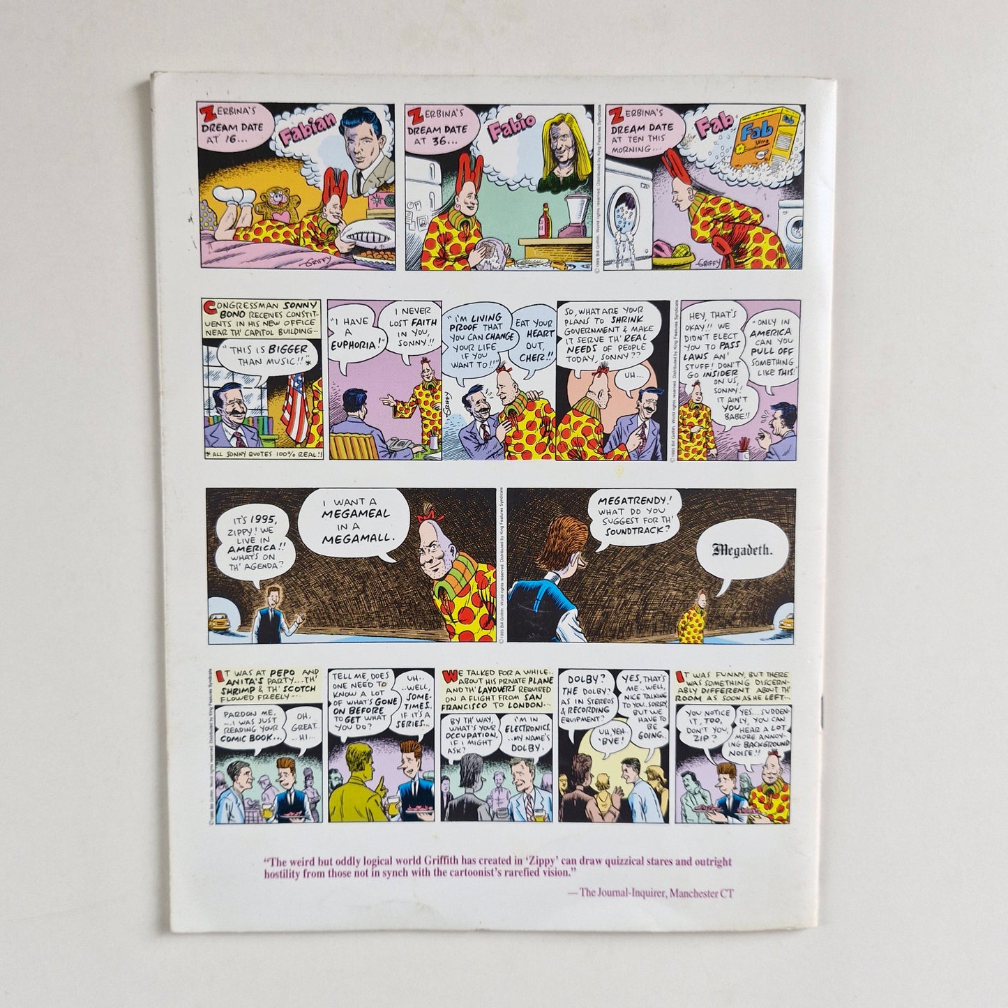 Zippy Quarterly #11 1995 FN Bill Griffith Story & Art
