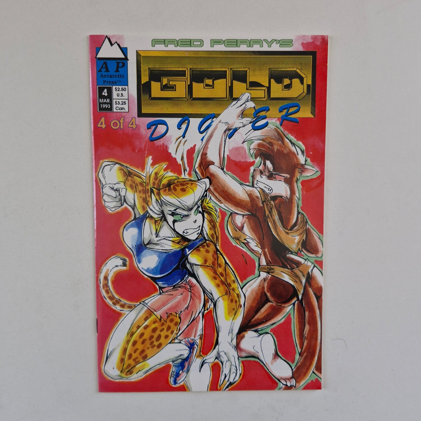 Gold Digger #4 1993 FN/VF 1st Series Fred Perry Story & Art