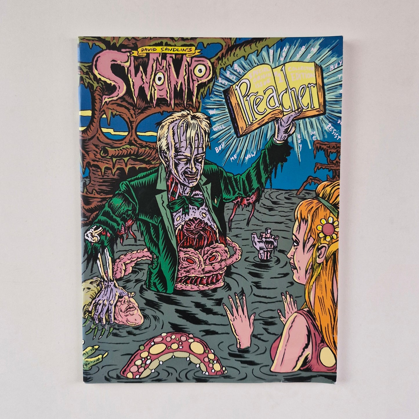 Swamp Preacher #1 2006 VF+ by David Sandlin