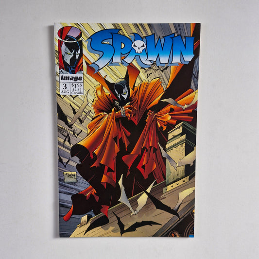 Spawn #3 1992 VF 1st appearance of Cyan Fitzgerald