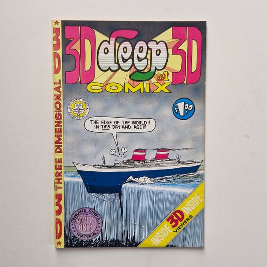 Deep 3-D Comix #1 1970 FN 2nd Printing