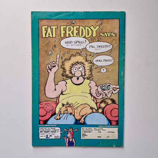 Fabulous Furry Freak Brothers #3 1974 VG/FN 2nd Printing