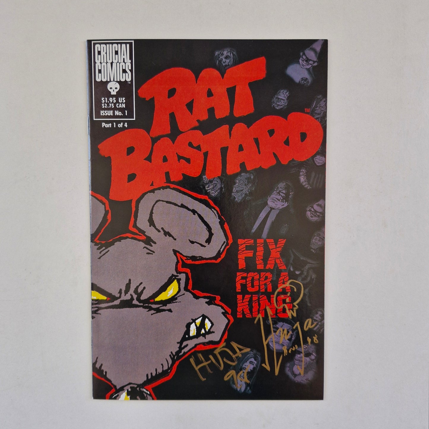 Rat Bastard #1 1997 FN/VF Signed by the Huja Brothers