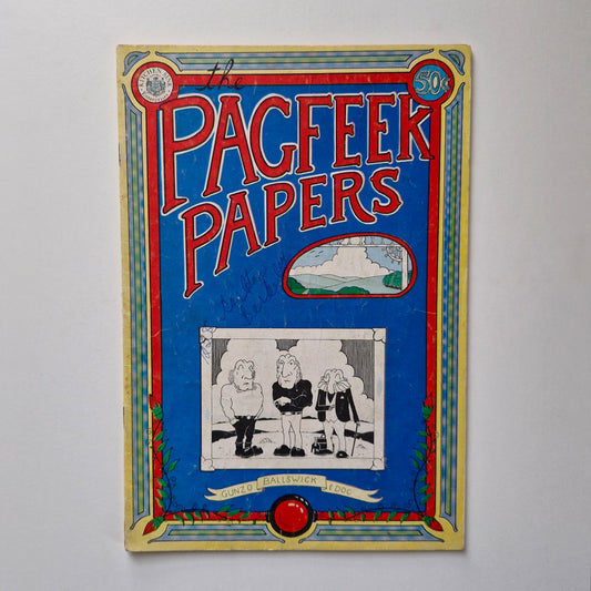 Pagfeek Papers #1 1973 VG 1st Printing Mark Morrison