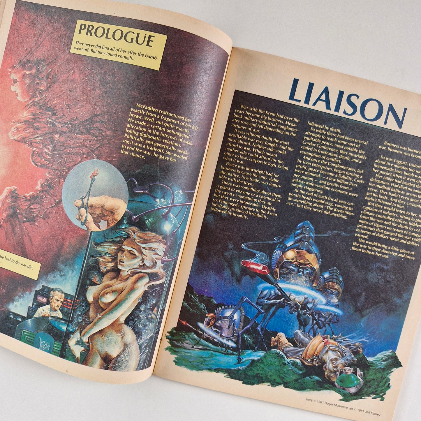 Epic illustrated #10 1982 VG- 1st appearance of Marada the She-Wolf