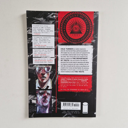 Department of Truth #1 2021 TPB VF/NM