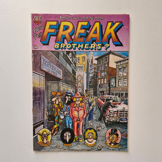 Fabulous Furry Freak Brothers #4 1975 VG/FN 1st Printing