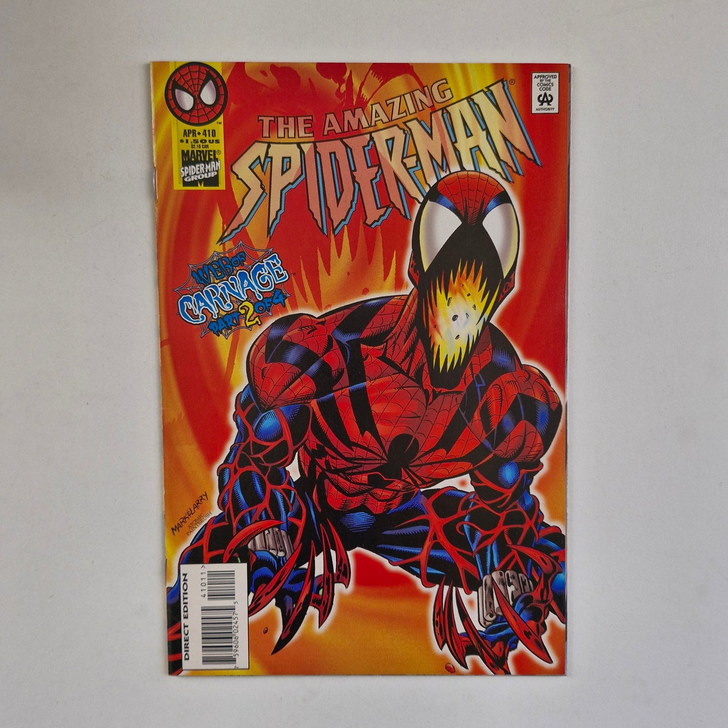 Amazing Spider-Man #410 1996 VF- 1st appearance of Spider-Carnage