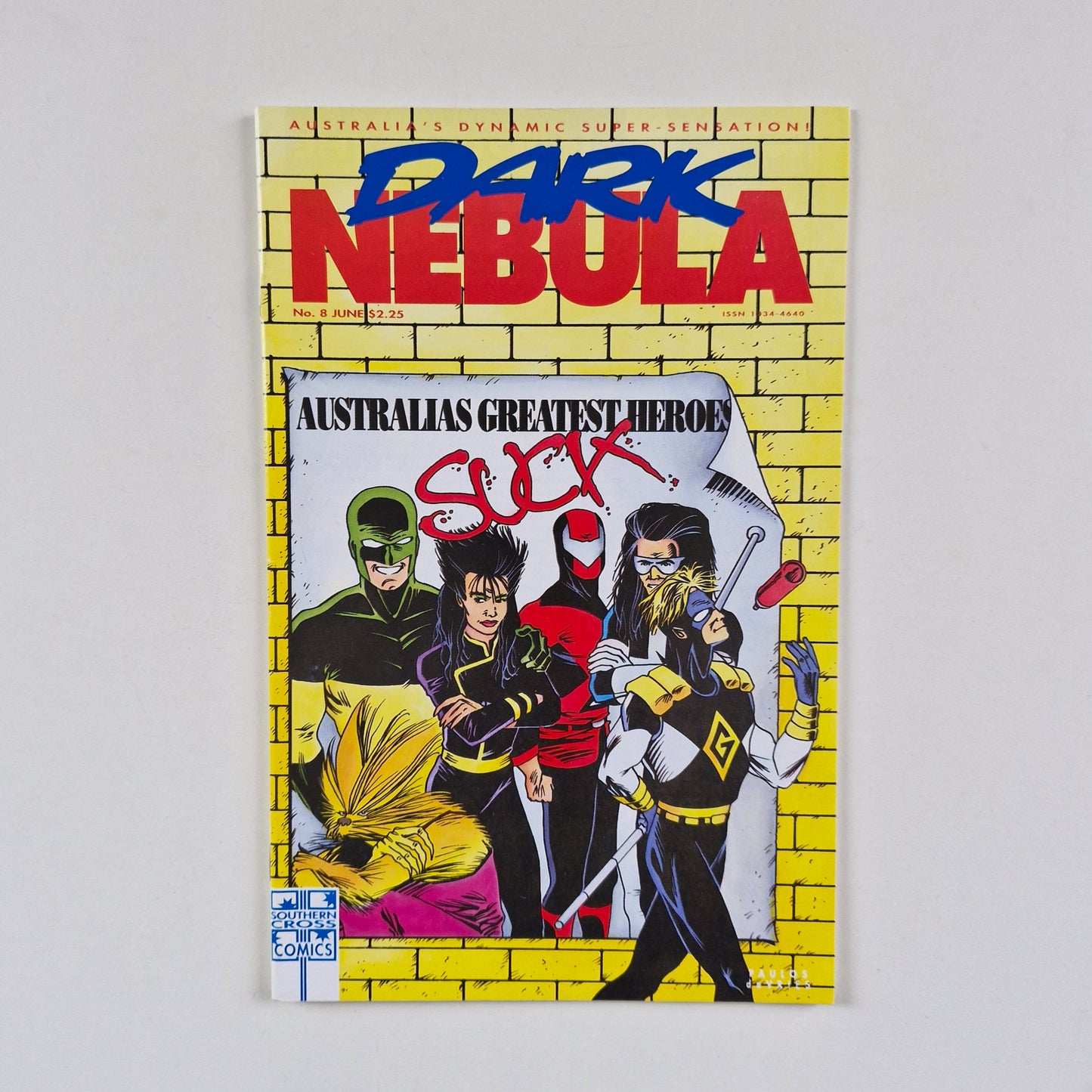 Dark Nebula #8 1992 FN/VF Tad Pietrzykowski Australian Indy