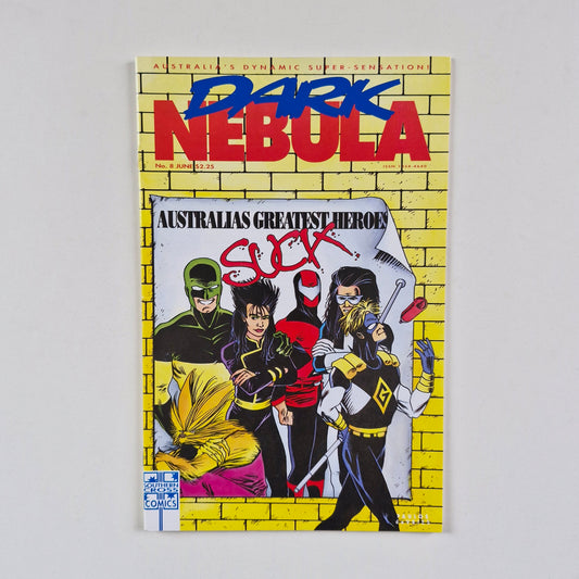 Dark Nebula #8 1992 FN/VF Tad Pietrzykowski Australian Indy